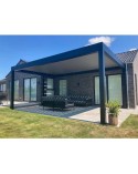Pergola Jane 4x4m en aluminium adossée