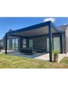 Pergola Jane 4x4m en aluminium adossée