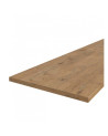 Conjunto muebles de cocina de esquina VIGO roble/blanco brillante 210x350 cm