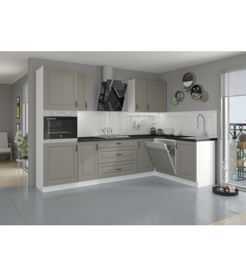 Ensemble Cuisine NINA PREMIUM LINE vert 300 cm