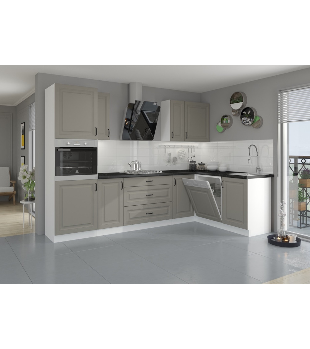 Ensemble Cuisine NINA PREMIUM LINE vert 300 cm