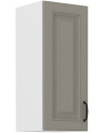 Ensemble cuisine en L STILO gris argile/blanc 340 cm