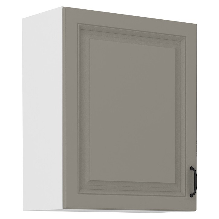 Ensemble cuisine en L STILO gris argile/blanc 340 cm Ensemble cuisine en L STILO gris argile/blanc 340 cm