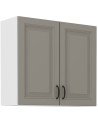 Conjunto móveis de cozinha STILO cinza e branco 250 cm