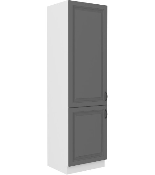 Ensemble cuisine en L STILO gris poussière/blanc 470 cm