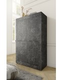 Argentier BASIC marbre gris anthracite 102x162 cm
