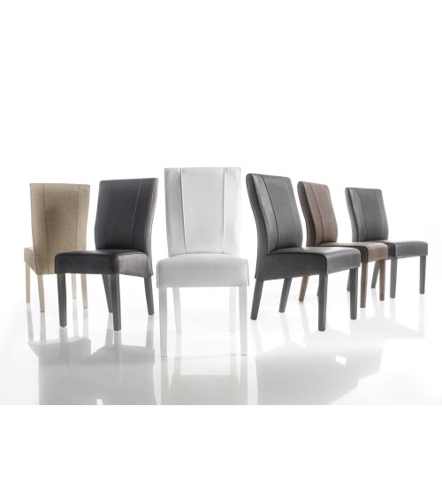 Chaise LUCIANA en plusieurs couleurs 65 x 99 x 46 cm