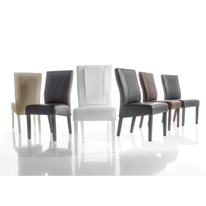 Chaise LUCIANA en plusieurs couleurs 65 x 99 x 46 cm