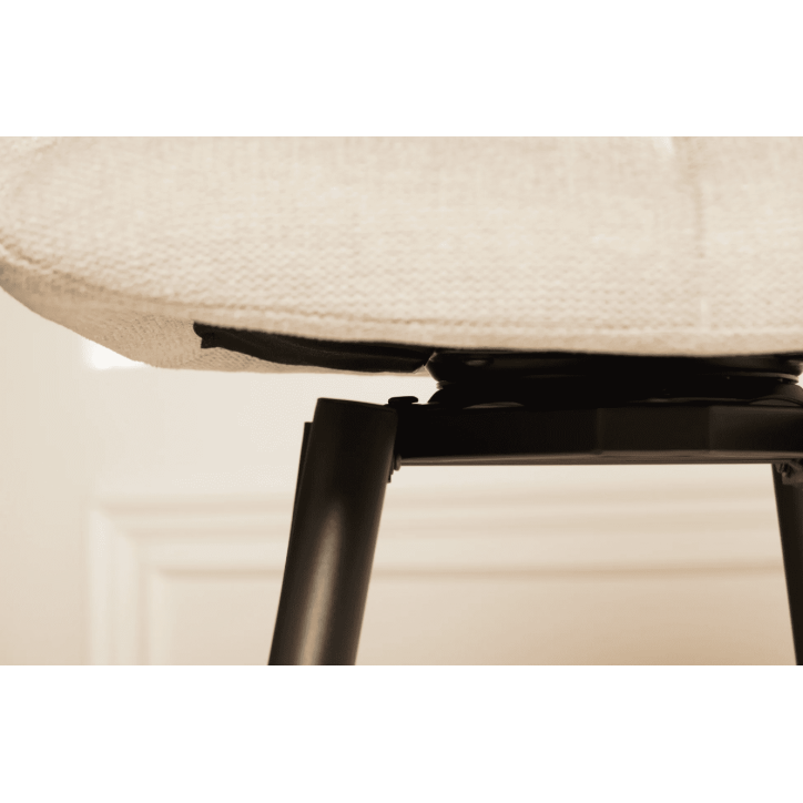 Chaise haute PAPILLON 106 cm - champagne beige