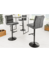 Tabouret de bar COMFORT de 64 à 85 cm - gris