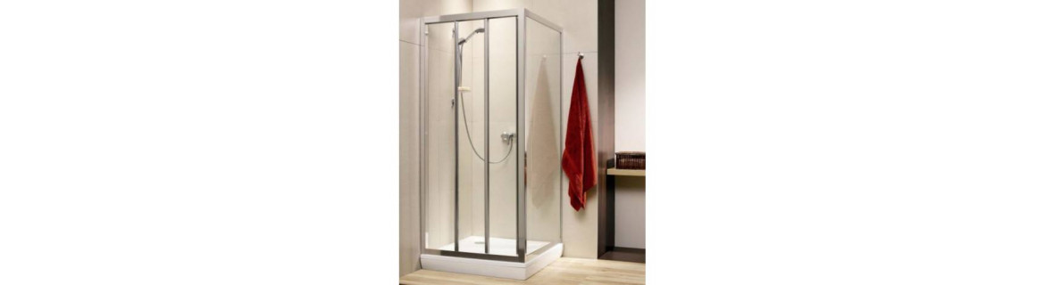 parois de douche d'angle